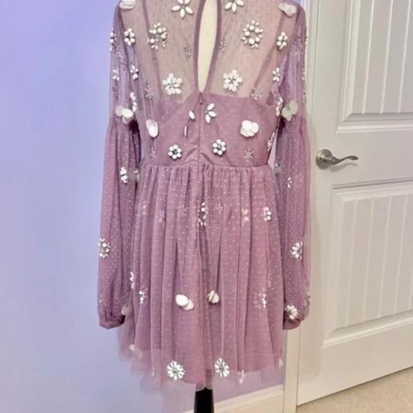 NWT ASOS Lavender Haze Daisy Festival Dress - Picture 6 of 10